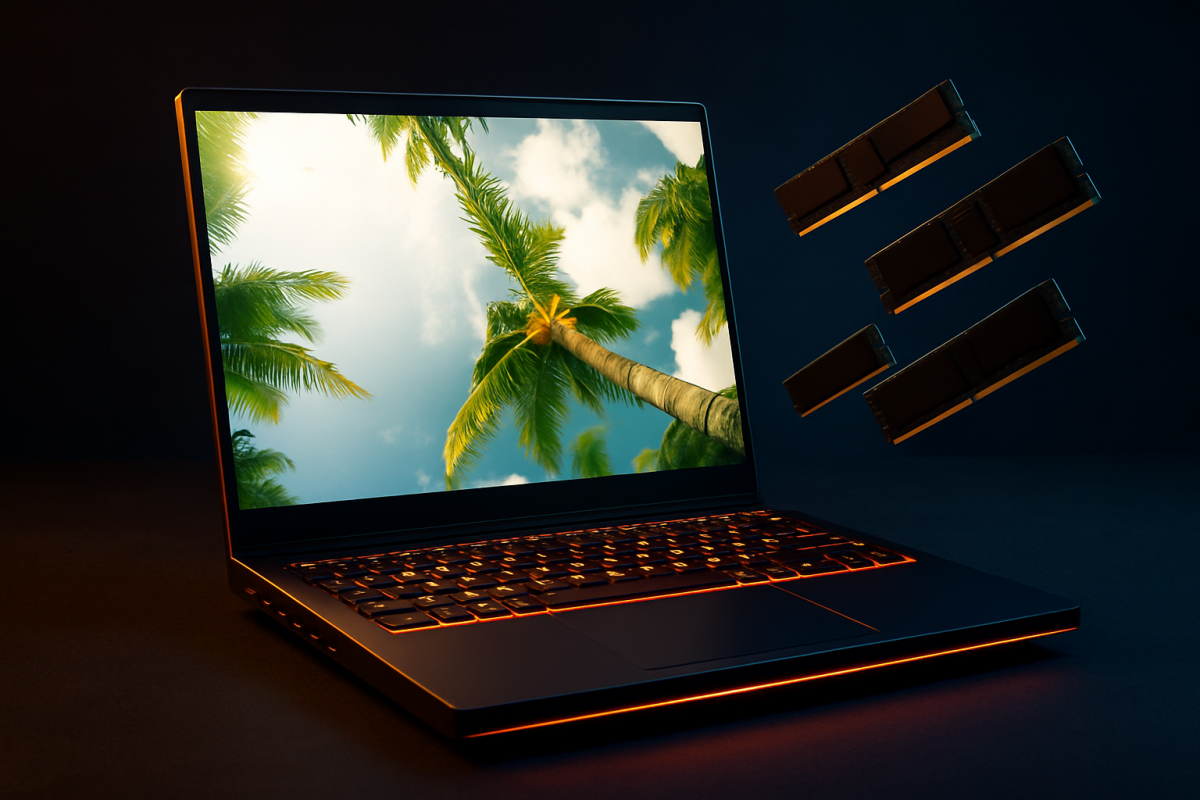 SKIKK Green 7 PRO: First 14-inch Laptop with 128GB DDR5 RAM